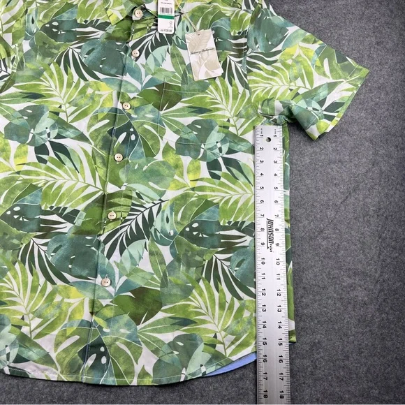Tommy Bahama NWT $128 Coconut Point Palma Fresca Large Dark Monstera - Picture 12 of 16